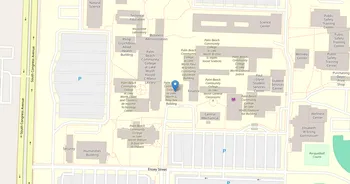 Campus map for Palm Beach State College