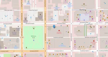 Campus map for St Petersburg College
