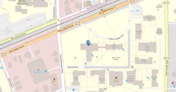 Campus map for Agnes Scott College