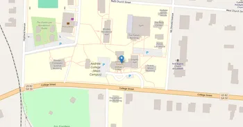 Campus map for Andrew College