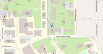 Campus map for Clark Atlanta University