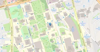 Campus map for University of Georgia
