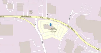 Campus map for Gupton Jones College of Funeral Service