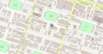 Campus map for Savannah College of Art and Design