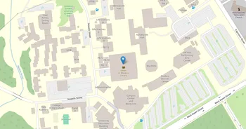 Campus map for University of Hawaii, Hilo