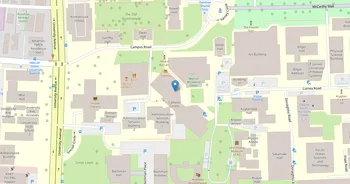 Campus map for University of Hawaii, Manoa