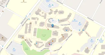 Campus map for Kapiolani Community College