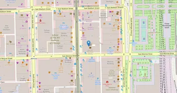 Campus map for School of the Art Institute of Chicago