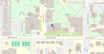 Campus map for Bradley University