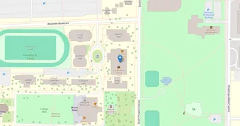 Campus map for Elmhurst University