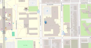 Campus map for Illinois College of Optometry