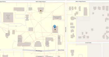 Campus map for Illinois College