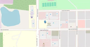 Campus map for Lakeview College of Nursing