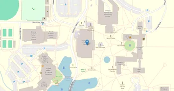 Campus map for Lewis and Clark Community College