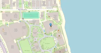 Campus map for Loyola University Chicago