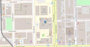 Campus map for Moody Bible Institute