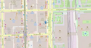 Campus map for National Louis University