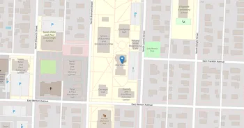 Campus map for North Central College