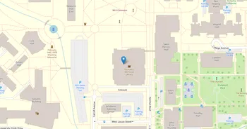 Campus map for Northern Illinois University
