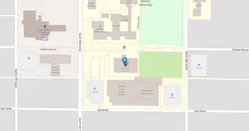 Campus map for Quincy University