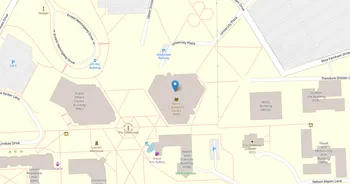 Campus map for University of Illinois Springfield