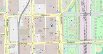 Campus map for Spertus College