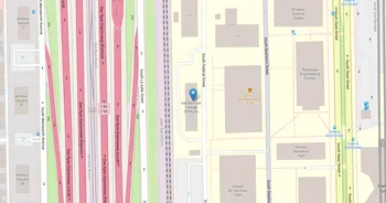 Campus map for VanderCook College of Music