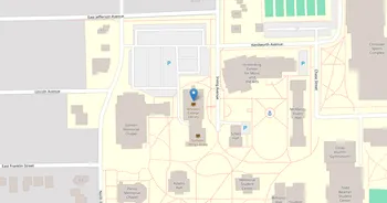 Campus map for Wheaton College