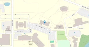 Campus map for Grace College and Theological Seminary