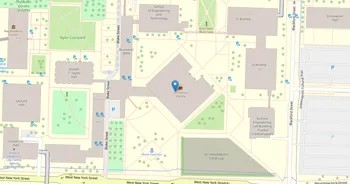 Campus map for Indiana University, Indianapolis