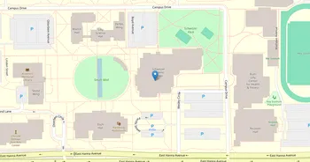 Campus map for University of Indianapolis