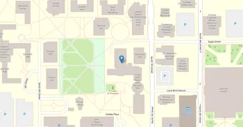 Campus map for Indiana State University