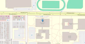 Campus map for Indiana University, South Bend
