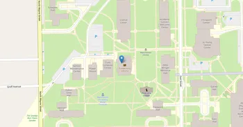 Campus map for Manchester University