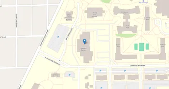 Campus map for Indiana Wesleyan University, Marion