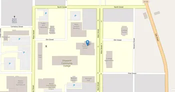 Campus map for Ellsworth Community College