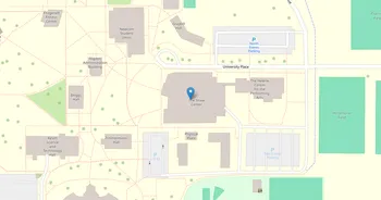Campus map for Graceland University, Lamoni