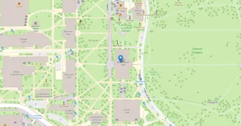 Campus map for Iowa State University