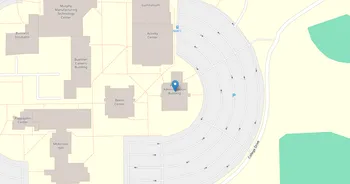 Campus map for North Iowa Area Community College