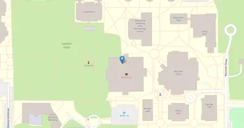 Campus map for University of Northern Iowa