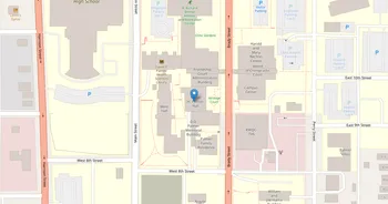Campus map for Palmer College of Chiropractic