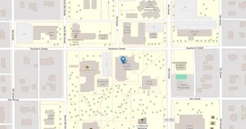 Campus map for Baker University