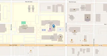 Campus map for Coffeyville Community College