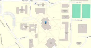 Campus map for Haskell Indian Nations University