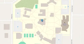 Campus map for Hesston College