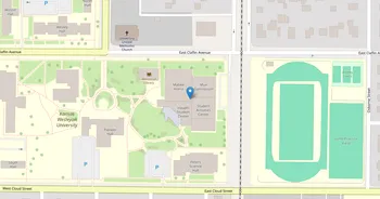 Campus map for Kansas Wesleyan University