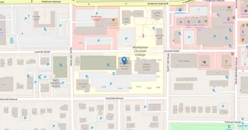 Campus map for Manhattan Christian College