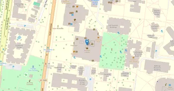 Campus map for University of Louisville