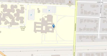 Campus map for University of Holy Cross