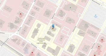 Campus map for Franciscan Missionaries of Our Lady University